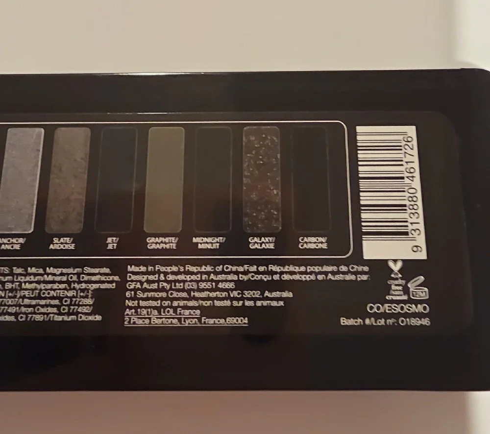 Smokey Eyeshadow Palette - Neutral to Black Tones